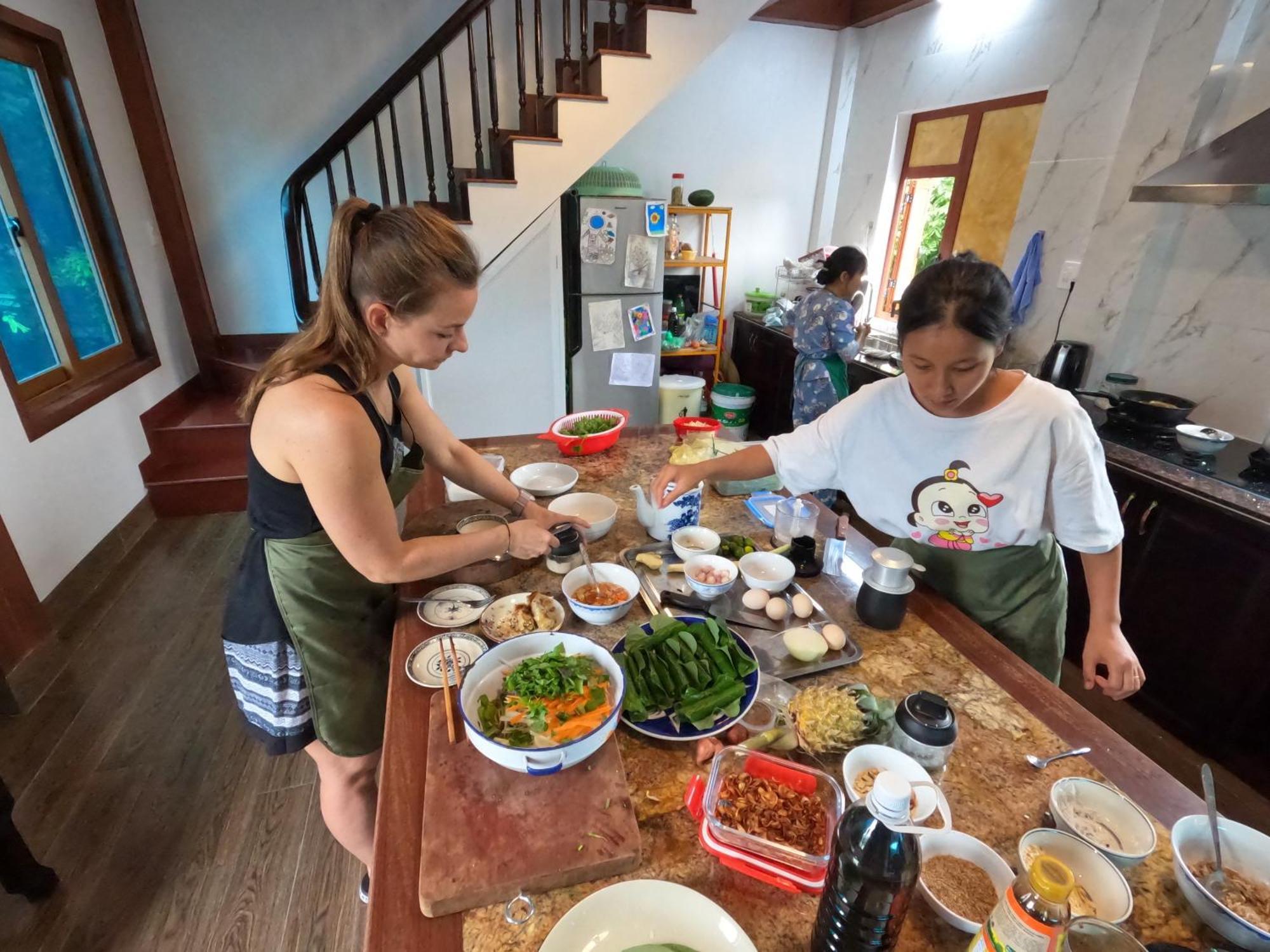 An Homestay-Vietnamese Vegetarian Breakfast Dong Khe Sau Zewnętrze zdjęcie